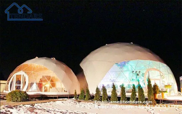 Galvanized Steel Frame Geodesic Dome Marquee Tent For Outdoor Party