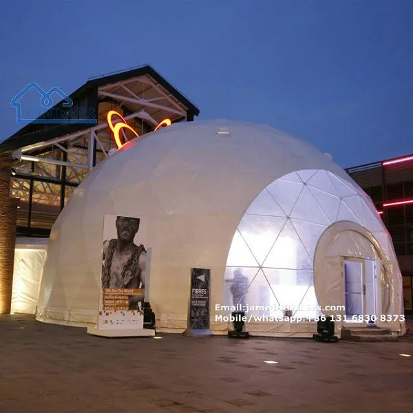 Galvanized Steel Frame Geodesic Dome Marquee Tent For Outdoor Party